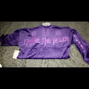 Rare Disney Villains Purple Spirit Jersey Size XS
